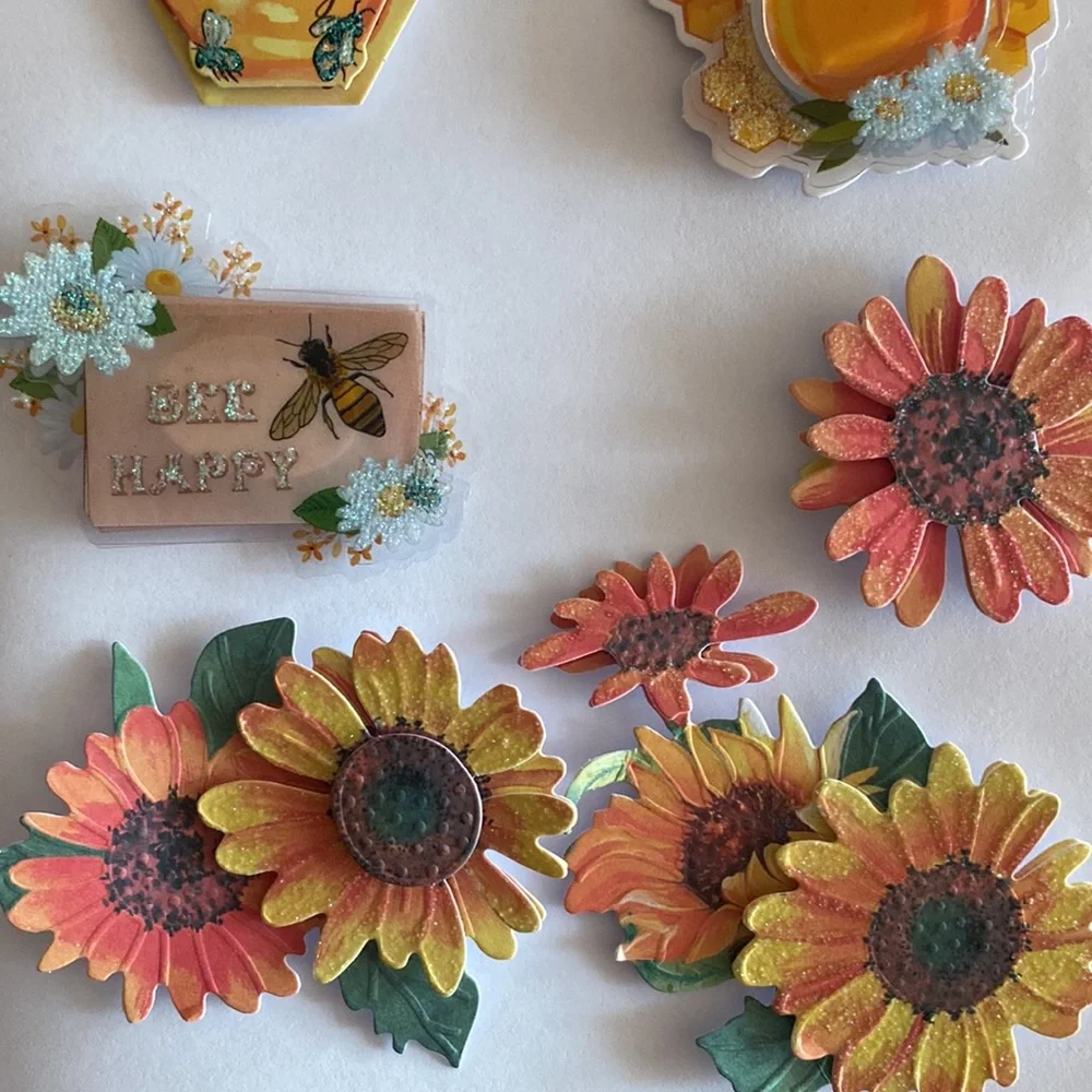 Sweet Honey Bee Crafting Stickers
